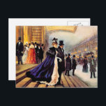 Cartes Pour Fêtes Annuelles Vintage Winter Parisian Scene Christmas<br><div class="desc">Merry Christmas | Happy Holidays. Vintage Winter Parisian Scene painting Christmas Postcards. Matching cards,  favors and gifts available in  the Christmas & New Year / Fine Art Category of our store.</div>
