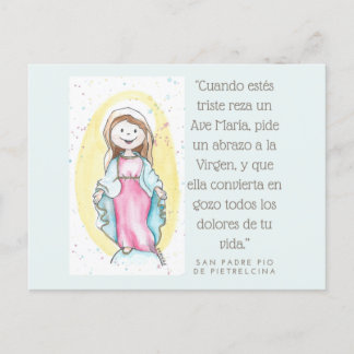 Cartes Pour Fêtes Annuelles Virgen María