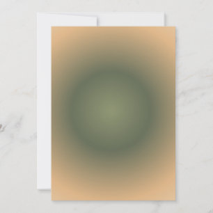 Cartes Pour Fêtes Annuelles Virgo Zodiac, Vert Brown Aura dégradé