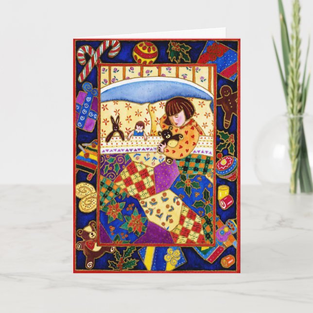 Cartes Pour Fêtes Annuelles Visions de Sugarplums (Devant)