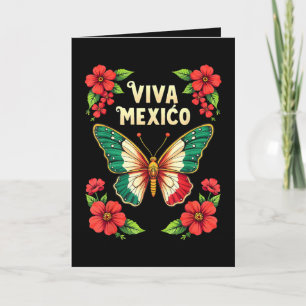 Cartes Pour Fêtes Annuelles Vive le Mexique Fête de l'indépendance du Mexique