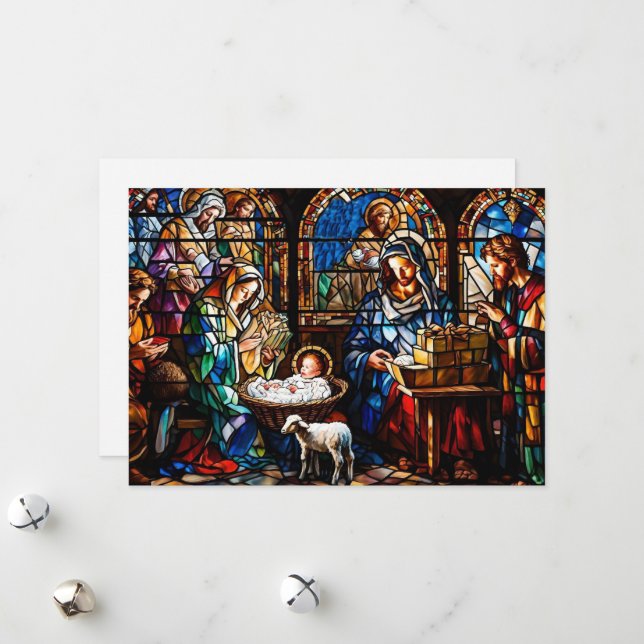 Cartes Pour Fêtes Annuelles Vive Noël en musique (Devant/Arrière en situation)