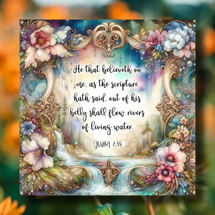 Cartes Pour Fêtes Annuelles Vivre Eau Verse Art Nouveau Aquarelle Pâques