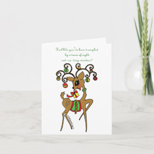 Cartes Pour Fêtes Annuelles Vixen / Confort et joie