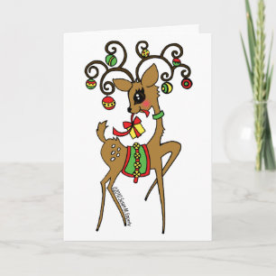 Cartes Pour Fêtes Annuelles Vixen / Joyeux Noël