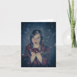 Cartes Pour Fêtes Annuelles Vœu de Noël