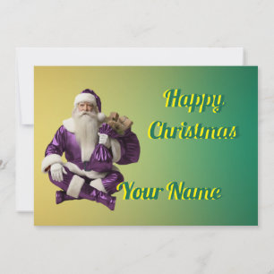 Cartes Pour Fêtes Annuelles Vœu de Noël avec une belle fête 
