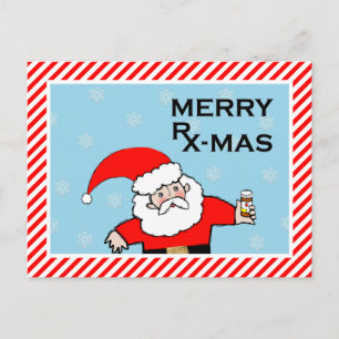 Cartes Pour Fêtes Annuelles Vœu de vacances de la pharmacie