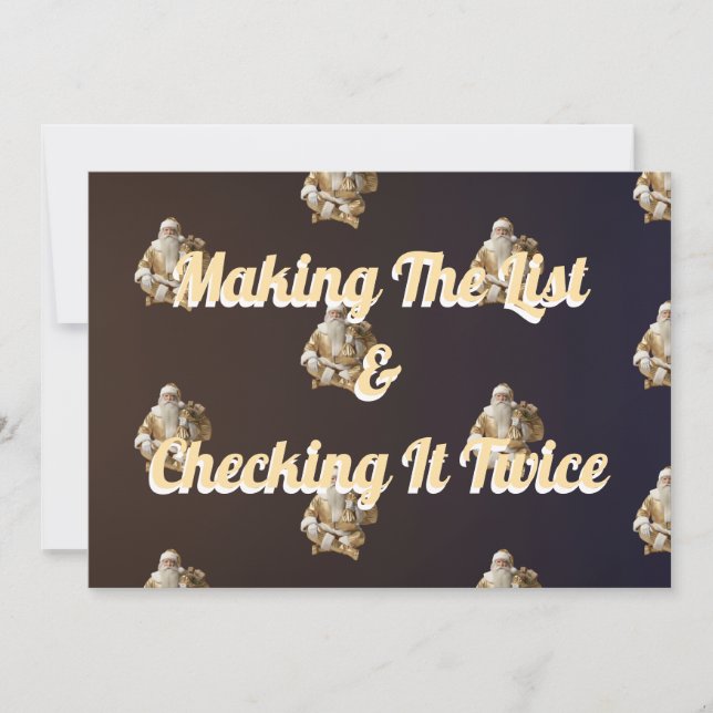 Cartes Pour Fêtes Annuelles  Vœu de vacances pour joyeux  (Devant)