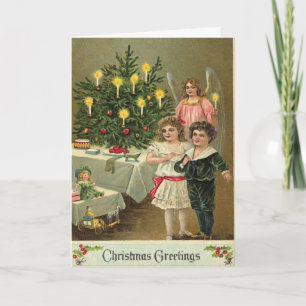 Cartes Pour Fêtes Annuelles Voeux angéliques