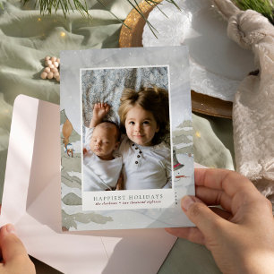 Cartes Pour Fêtes Annuelles Vœux de fêtes de fin d'année en famille