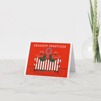 Cartes Pour Fêtes Annuelles Vœux de la saison de notre part à tous les deux