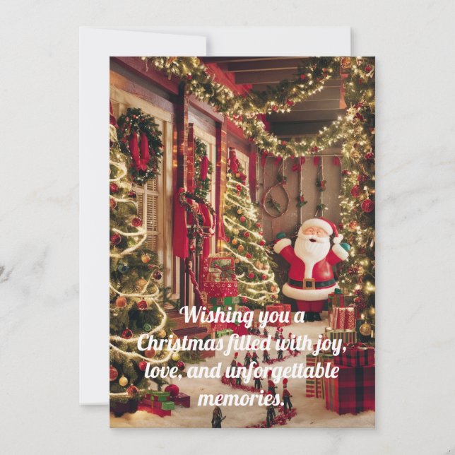 CARTES POUR FÊTES ANNUELLES VOEUX DE NOËL (Devant)