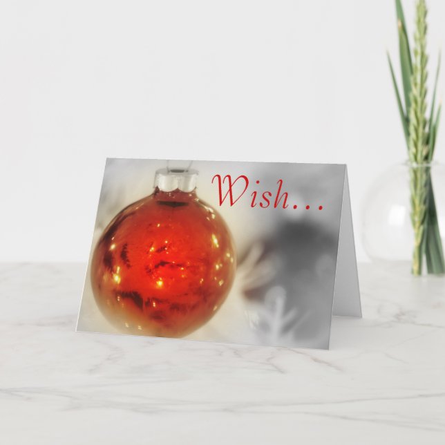 Cartes Pour Fêtes Annuelles Vœux de Noël (Devant)