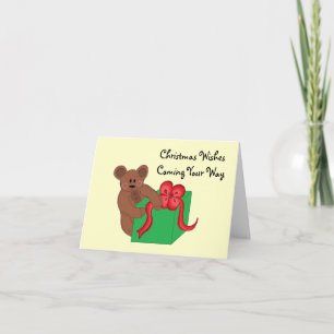 Cartes Pour Fêtes Annuelles Voeux de Noël