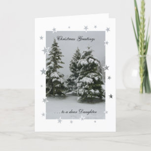 Cartes Pour Fêtes Annuelles voeux de Noël à ma chère fille