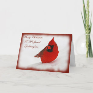 Cartes Pour Fêtes Annuelles voeux de Noël Cardinal Godgirl