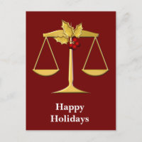 Vœux de Noël d'entreprise juridique