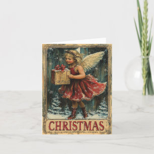 Cartes Pour Fêtes Annuelles Voeux de Noël Vintage
