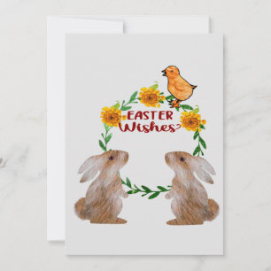 Cartes Pour Fêtes Annuelles Vœux de Pâques