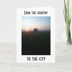 CARTES POUR FÊTES ANNUELLES VOEUX DE PAYS ENVOYÉS À LA VILLE