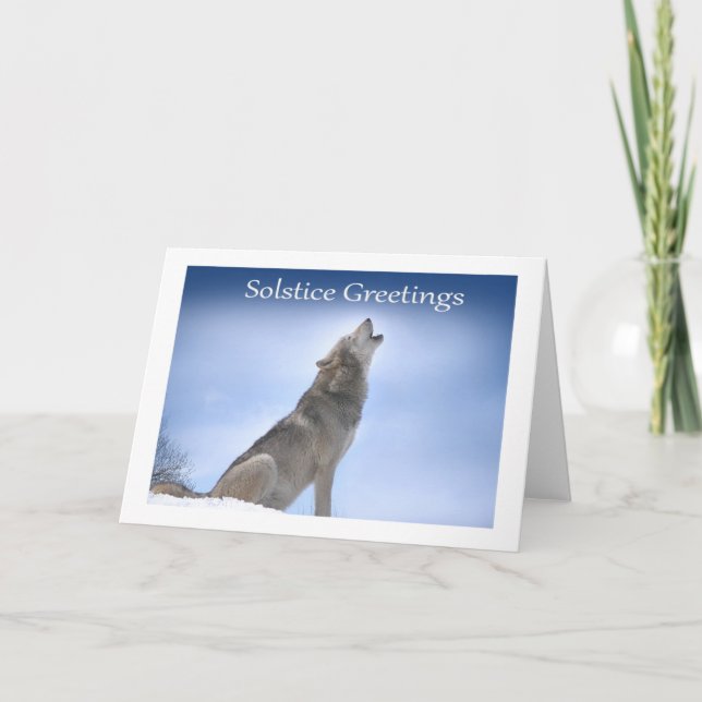Cartes Pour Fêtes Annuelles Vœux de solstice (Devant)