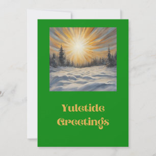 Cartes Pour Fêtes Annuelles Vœux de Yule 