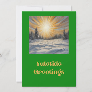 Cartes Pour Fêtes Annuelles Vœux de Yule