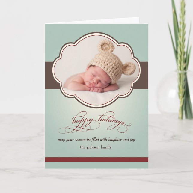 Cartes Pour Fêtes Annuelles vœux d'hiver (Devant)