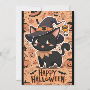 Cartes Pour Fêtes Annuelles Voeux magiques Bonne Halloween