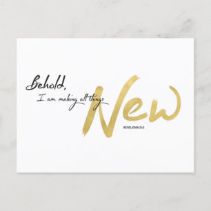 Cartes Pour Fêtes Annuelles Voici, je fais tout nouveau