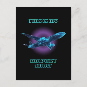 Cartes Pour Fêtes Annuelles Voici My Airport Shirt Family Travel