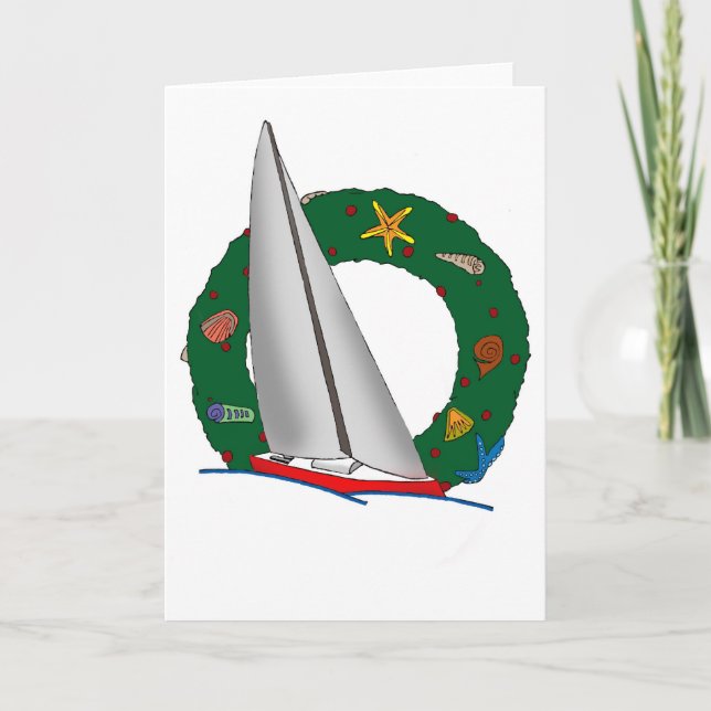 CARTES POUR FÊTES ANNUELLES VOIE DE BATEAU SWIFT (Devant)