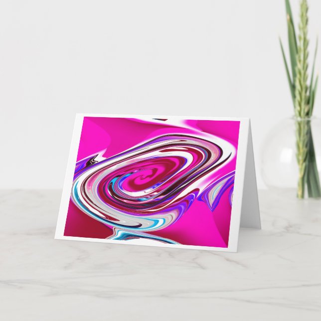 Cartes Pour Fêtes Annuelles Voie future de l'art (Devant)