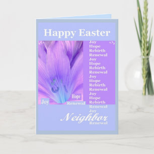 Cartes Pour Fêtes Annuelles VOISIN - Joyeuses Pâques avec le lis