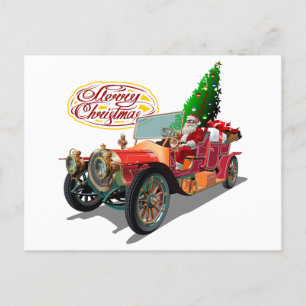 Cartes Pour Fêtes Annuelles Voiture de Noël
