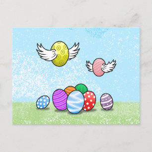 Cartes Pour Fêtes Annuelles Voler les oeufs de Pâques