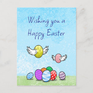 Cartes Pour Fêtes Annuelles Voler les oeufs de Pâques