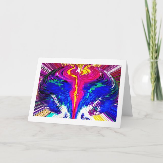 Cartes Pour Fêtes Annuelles Vortex temps et espace (Devant)