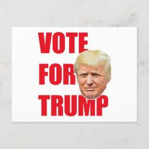 Cartes Pour Fêtes Annuelles Voter pour Trump