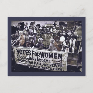 Cartes Pour Fêtes Annuelles Votes pour les femmes