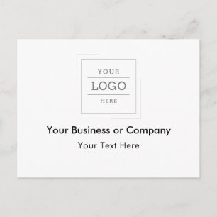 Cartes Pour Fêtes Annuelles Votre logo d'entreprise personnalisé