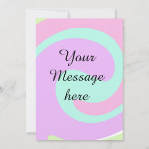 Cartes Pour Fêtes Annuelles Votre message ici ajouter texte nom monogramme ros