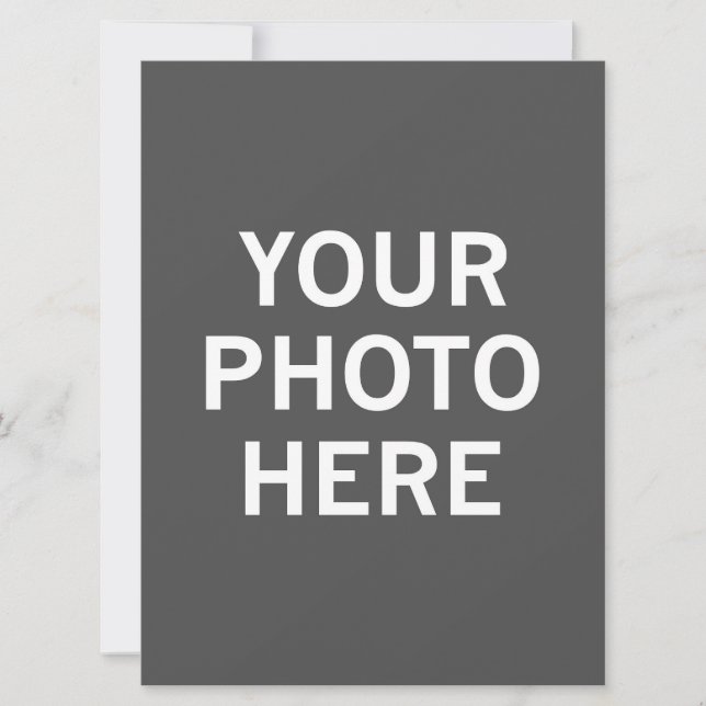 Cartes Pour Fêtes Annuelles Votre photo ici (Devant)