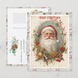 Cartes Pour Fêtes Annuelles Votre Photo Noël Cerf Rustique Moderne Vintage 