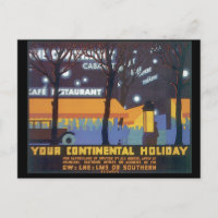 Votre Poster Continental Holiday_Vintage voyage