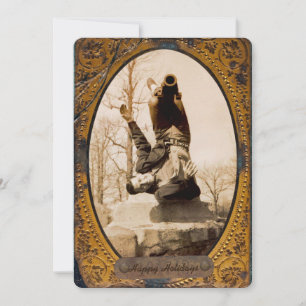 Cartes Pour Fêtes Annuelles Votre propre photo 5x7 Vintage Frame Salutation pe