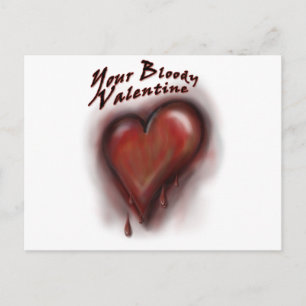 Cartes Pour Fêtes Annuelles Votre Valentine sanglant