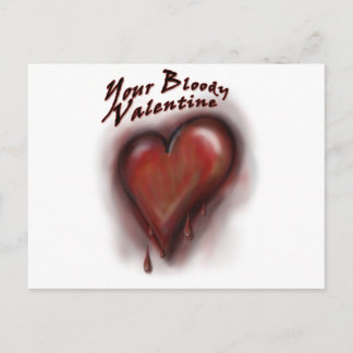 Cartes Pour Fêtes Annuelles Votre Valentine sanglant