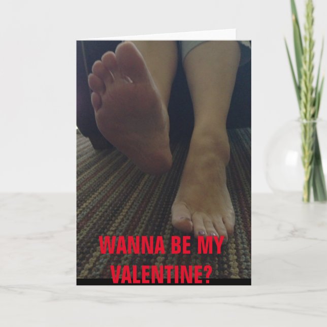 CARTES POUR FÊTES ANNUELLES VOULEZ ÊTRE MON VALENTINE ? (Devant)